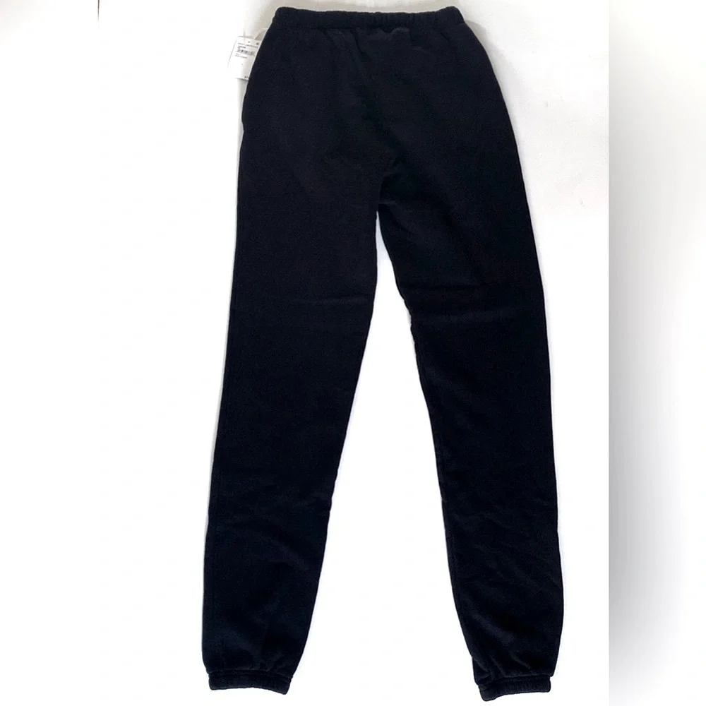(B13)‎ Good American Sagittarius Black & White Sweatpants, Size 1 = Small, NWT
